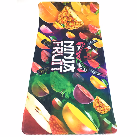 Großes Gummi-Mauspad mit individuellem Logo-Druck, Werbegeschenk, Mauspad, Gaming-Schreibtischunterlage, RGB-Mauspad, Computerzubehör