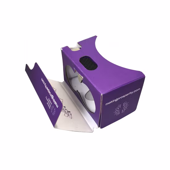 OEM Custom Logo Mobile Phone Vr Headsets 3D Box Glasses Vr with Control Remote