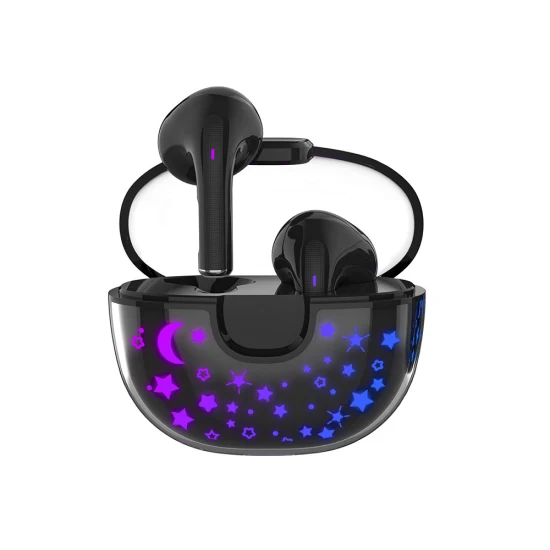 Neues LED-Atmungslicht-Logo, Bluetooth 5.1, Sport-Gaming-Stereo-Kopfhörer, Tws, kabellose Ohrhörer