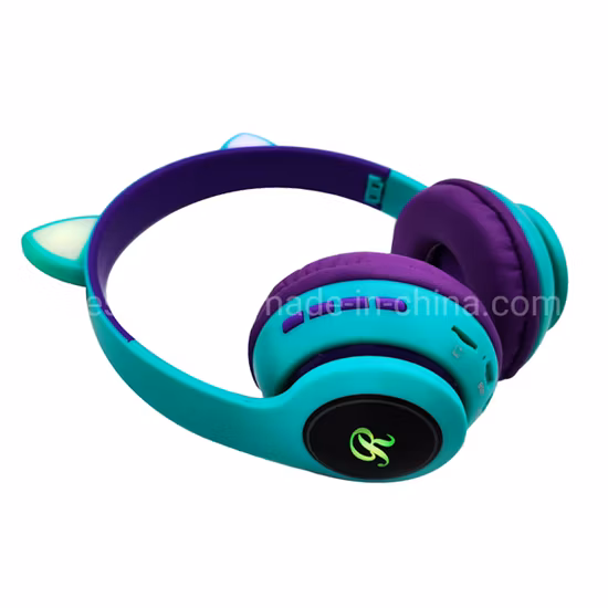 Tragbare, zusammenklappbare Bluetooth-Kopfhörer mit integriertem FM-Radio, aktive Geräuschunterdrückung, kabelloses Outdoor-Kopfhörer-Headset