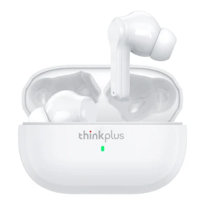Lenovo Thinkplus Lp1s Tws Wireless Headset Bluetooth 5.0 Kopfhörer ANC HiFi Musik Sport Ohrhörer mit Mikrofon – Weiß