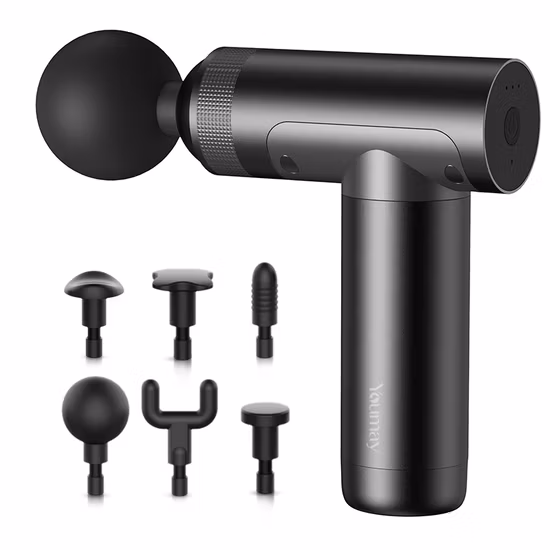 Elektrische Handmassagepistole mit perkussiver Vibration für tiefe Muskeln, Fasziengewebe, 20 % Rabatt